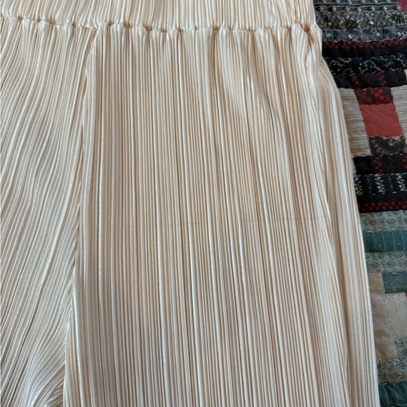 Fashion Nova If It Plisse You Pant Set in Champagne - Picture 7 of 7